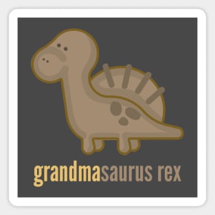 Grandmasaurus Rex T-Shirt Family Dinosaur Shirts Magnet